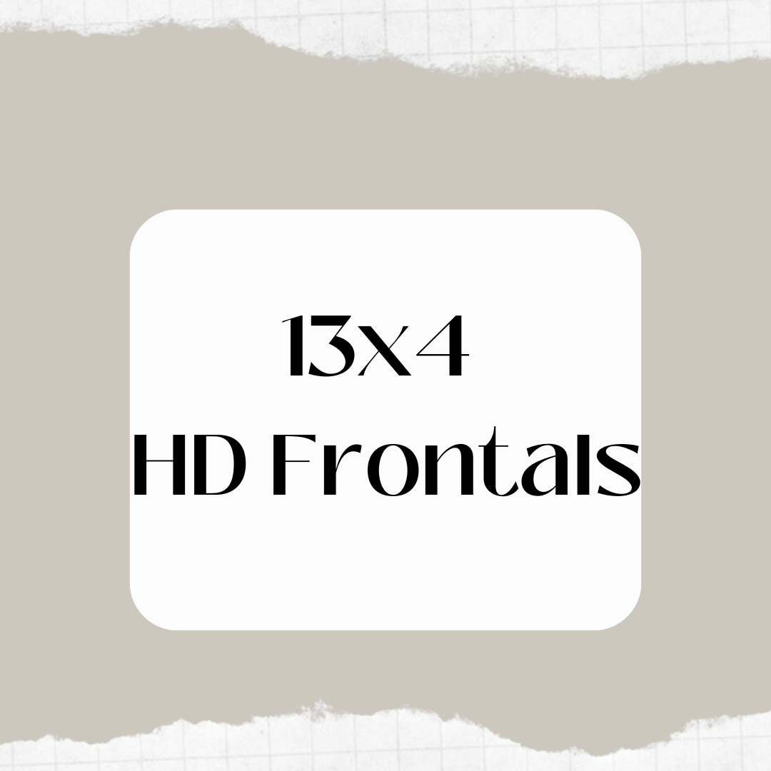 13x4 HD Frontals